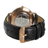 Buy Shop Daniel Wellington Classic Reading Black Dial Black Leather Strap Watch For Women - DW00100141 USA Online