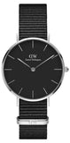 Buy Shop Daniel Wellington Classic Petite Cornwall Black Dial Black NATO Strap Watch For Women - DW00100216 USA Online