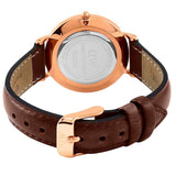 Buy Shop Daniel Wellington Classic Petite St Mawes Black Dial Brown Leather Strap Watch For Women - DW00100225 USA Online