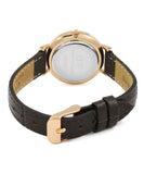 Buy Shop Daniel Wellington Classic Petite York Black Dial Brown Leather Strap Watch For Women - DW00100226 USA Online