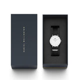 Buy Shop Daniel Wellington Classic Cornwall White Dial Black Nylon Strap Watch For Men - DW00100258 USA Online