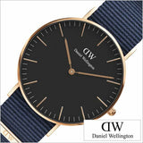 Buy Shop Daniel Wellington Classic Bayswater Black Dial Black NATO Strap Watch For Women - DW00100281 USA Online