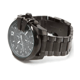 Buy Shop Diesel Mega Chief Chronograph Black Dial Black Steel Strap Watch For Men - DZ4283 USA Online