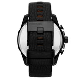 Buy Shop Diesel Mega Chief Chronograph Black Dial Black Leather Strap Watch For Men - DZ4291 USA Online