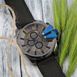 Buy Shop Diesel Mega Chief Chronograph Black Dial Black Nylon Strap Watch For Men - DZ4500 USA Online