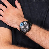 Buy Shop Diesel Mega Chief Chronograph Black Dial Black Nylon Strap Watch For Men - DZ4500 USA Online