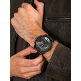 Buy Shop Diesel Mega Chief Chronograph Black Dial Black Mesh Strap Watch For Men - DZ4527 USA Online