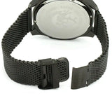 Buy Shop Diesel Mega Chief Chronograph Black Dial Black Mesh Strap Watch For Men - DZ4527 USA Online