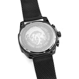 Buy Shop Diesel Mega Chief Chronograph Black Dial Black Mesh Strap Watch For Men - DZ4527 USA Online