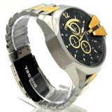 Buy Shop Diesel Mega Chief Chronograph Black Dial Two Tone Steel Strap Watch For Men - DZ4581 USA Online