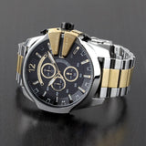 Buy Shop Diesel Mega Chief Chronograph Black Dial Two Tone Steel Strap Watch For Men - DZ4581 USA Online