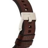 Buy Shop Diesel BAMF Chronograph Beige Dial Brown Leather Strap Watch For Men - DZ7343 USA Online