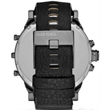 Buy Shop Diesel Mr Daddy 2.0 Chronograph Black Dial Black Leather Strap Watch For Men - DZ7350 USA Online