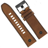 Diesel Mr Daddy Quartz Grey Dial Brown Leather Strap Watch For Men - DZ7413