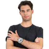Buy Shop Diesel Mr. Daddy Chronograph Silver Dial Silver Steel Strap Watch For Men - DZ7421 USA Online