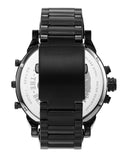 Diesel Mr. Daddy 2.0 Black Dial Black Steel Strap Watch For Men - DZ7435