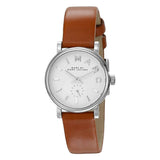 Buy Shop Marc Jacobs Baker White Dial Brown Leather Strap Watch for Women - MBM1270 USA Online