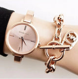 Buy Shop Michael Kors Jaryn Rose Gold Dial Rose Gold Steel Strap Watch For Women - MK3547 USA Online