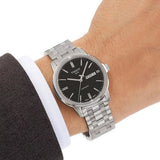 Buy Shop Tissot Automatics III Black Dial Silver Steel Strap Watch For Men - T065.430.11.051.00 USA Online