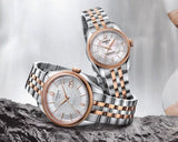 Buy Shop Tissot Chemin Des Tourelles Powermatic 80 Helvetic Price Lady Silver Dial Two Tone Steel Strap Watch For Women - T099.207.22.118.01 USA Online