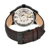 Buy Shop Fossil Townsman Automatic Skeleton Brown Dial Brown Leather Strap Watch for Men - ME3098 USA Online