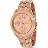 Buy Shop Marc Jacobs Peeker Chronograph Rose Gold Dial Rose Gold Steel Strap Watch for Women - MBM3394 USA Online