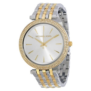 Buy Shop Michael Kors Darci Silver Dial Two Tone Stainless Steel Strap Watch for Women - MK3215 USA Online