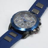 Buy Shop Guess Velocity Blue Dial Blue Rubber Strap Watch for Men - W0599G2 USA Online