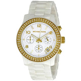 Buy Shop Michael Kors Runway White Dial White Steel Strap Watch for Women - MK5237 USA Online