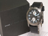 Buy Shop Marc Jacobs Larry Chronograph Black Dial Black Leather Strap Watch for Men - MBM5054 USA Online