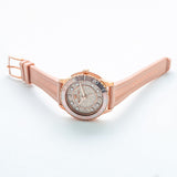 Buy Shop Michael Kors Runway Three Hand Crystal Pave Dial Pink Rubber Strap Watch For Women - MK6854 USA Online