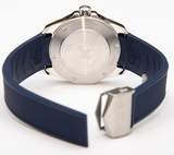 Buy Shop Tag Heuer Aquaracer Calibre 5 Blue Dial Blue Silicone Strap Watch for Men - WAY211C.FT6155 USA Online