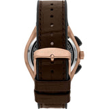 Buy Shop Maserati Triconic Chronograph Grey Dial Brown Leather Strap Watch For Men - R8871639003 USA Online