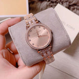 Buy Shop Michael Kors Melissa Analog Rose Gold Dial Rose Gold Steel Strap Watch For Women - MK4396 USA Online