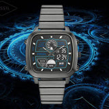 Buy Shop Fossil Retro Analog-Digital Black Dial Grey Steel Strap Watch for Men - FS5892 USA Online