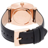 Buy Shop Marc Jacobs Mandy Black Dial Black Leather Strap Watch for Women - MJ1565 USA Online
