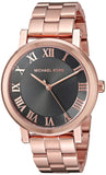 Buy Shop Michael Kors Noire Black Dial Rose Gold Steel Strap Watch for Women - MK3585 USA Online