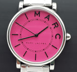 Buy Shop Marc Jacobs Roxy Pink Dial Silver Steel Strap Watch for Women - MJ3524 USA Online