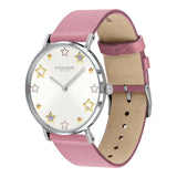 Buy Shop Coach Perry Mother of Pearl White Dial Pink Leather Strap Watch for Women - 14503243 USA Online
