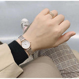 Buy Shop Emporio Armani Gianni Mother of Pearl Dial Two Tone Steel Strap Watch For Women - AR1764 USA Online