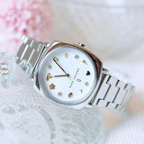 Marc Jacobs Mandy Silver Dial Silver Steel Strap Watch for Women - MJ3572