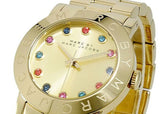 Buy Shop Marc Jacobs Blade Gold Dial Gold Steel Strap Watch for Women - MBM3141 USA Online