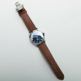 Buy Shop Tissot Gentlemen Powermatic 80 Silicium Blue Dial Brown Leather Strap Watch For Men - T127.407.16.041.00 USA Online