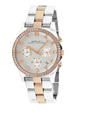 Buy Shop Marc Jacobs Henry Chronograph Silver Dial Two Tone Steel Strap Watch for Women - MBM3106 USA Online