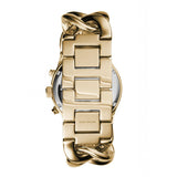 Buy Shop Michael Kors Runway Twist Gold Dial Gold Stainless Steel Strap Watch for Women - MK3131 USA Online