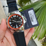 Buy Shop Tommy Hilfiger Drew Black Dial Black Rubber Strap Watch for Men - 1791064 USA Online