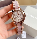 Buy Shop Michael Kors Bradshaw Rose Gold Dial Two Tone Steel Strap Watch for Women - MK6066 USA Online
