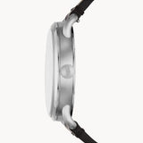 Buy Shop Fossil The Commuter Black Dial Black Leather Strap Watch for Men - FS5406 USA Online