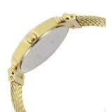 Buy Shop Guess Quartz White Dial Gold Steel Strap Watch For Women - W1152L2 USA Online