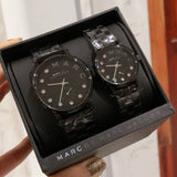 Buy Shop Marc Jacobs Baker Black Dial Black Steel Strap Watch for Women - MBM3425 USA Online